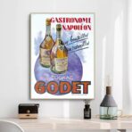 affiche de cognac vintage