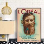 affiche coiffure vintage