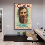 affiche coiffure vintage