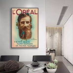 affiche coiffure vintage