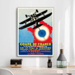 affiche compagnie aerienne vintage