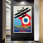 affiche compagnie aerienne vintage