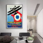 affiche compagnie aerienne vintage