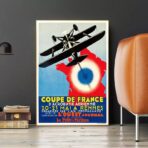 affiche compagnie aerienne vintage