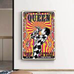 affiche concert rock vintage paris