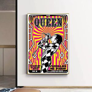 affiche concert rock vintage paris