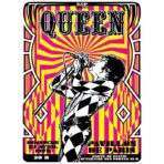 affiche concert rock vintage paris