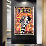 affiche concert rock vintage paris