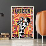 affiche concert rock vintage paris