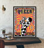 affiche concert rock vintage paris