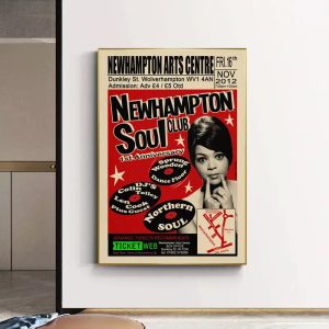 affiche concert soul vintage