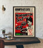 affiche concert soul vintage