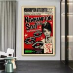 affiche concert soul vintage