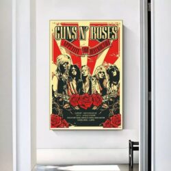 affiche concert vintage rock