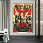 affiche concert vintage rock