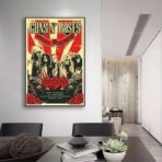 affiche concert vintage rock