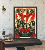 affiche concert vintage rock