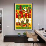 affiche concert reggae vintage