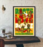 affiche concert reggae vintage