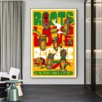 affiche concert reggae vintage