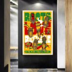 affiche concert reggae vintage