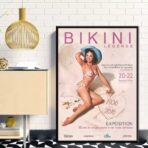 affiche concours miss bikini vintage