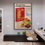 affiche cookies vintage