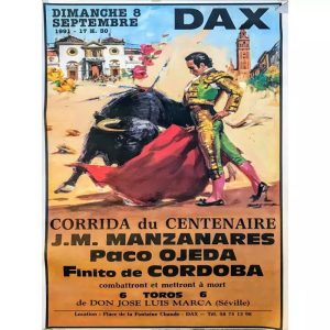 affiche corrida vintage