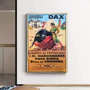 affiche corrida vintage