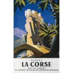affiche corse ancienne