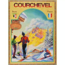 vintage courchevel poster