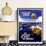 affiche cousteau vintage