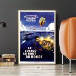 affiche cousteau vintage