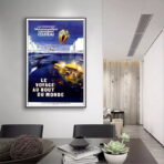 affiche cousteau vintage