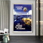 affiche cousteau vintage