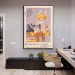 affiche couture vintage enfant