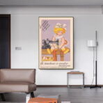 affiche couture vintage enfant