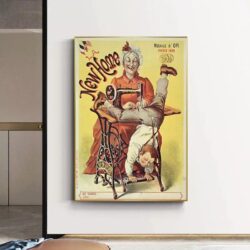 affiche couture vintage