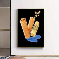 affiche crepe gavottes vintage