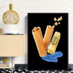 affiche crepe gavottes vintage
