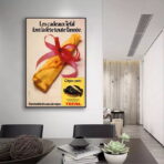 affiche crepe vintage