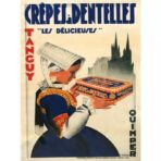 vintage crepes poster