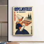 affiche crepes vintage