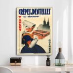 affiche crepes vintage
