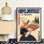 affiche crepes vintage