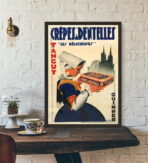 affiche crepes vintage