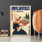 affiche crepes vintage