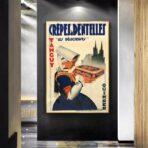 affiche crepes vintage