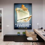 affiche croisiere vintage