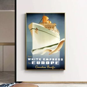 affiche croisiere vintage